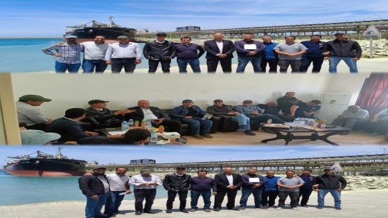 تجديد الثقة في الصويت خالد كاتبا لنقابة ضباط لشركة JL.TUG بالجرف الأصفر
