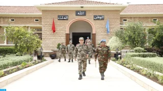 المفتش العام للقوات المسلحة الملكية يستقبل قائد قوة البعثة الأممية بالأقاليم الجنوبية