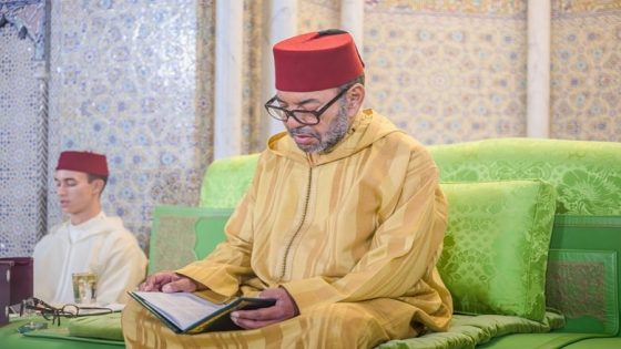 أمير المؤمنين يترأس بمسجد حسان بالرباط حفلا دينيا إحياء لليلة المولد النبوي الشريف
