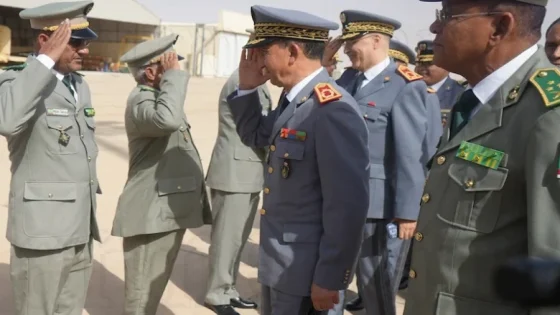 الفريق أول محمد بريظ يحل بنواكشوط في زيارة عمل رسمية لتعزيز التنسيق العسكري مع موريتانيا