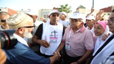 الحي المحمدي :لقاء حاشد للاستقلال وحضور معزوز ذب الحماس في صفوف المشاركين.